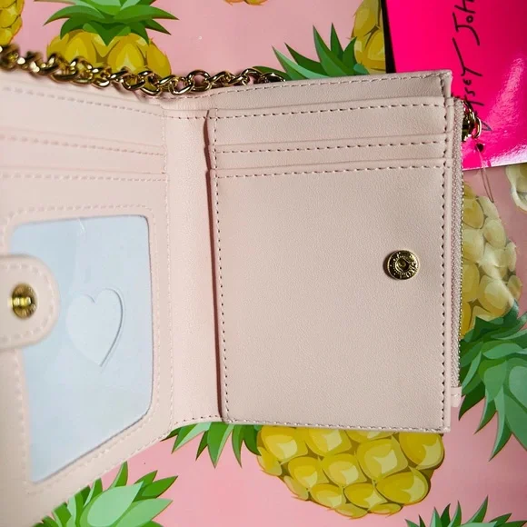 💗🧸 Betsey Johnson Candy Heart Handbag & Gummy Bear Wallet & Heart Charm NWT - Picture 16 of 16